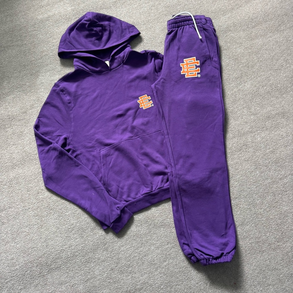 NEW Eric Emanuel Set Hoodie and Sweatpants Size L